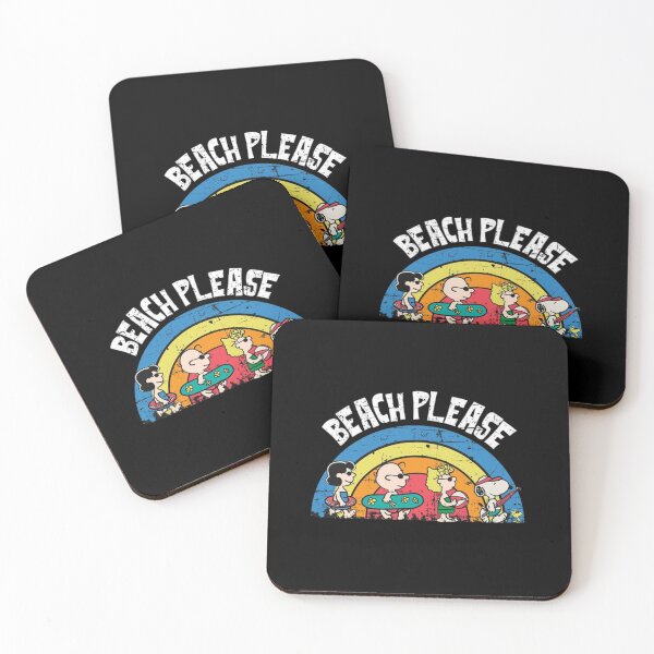 Item preview, Beach Please Peanuts Squad Vintage Rainbow designed and sold by Bohepa.