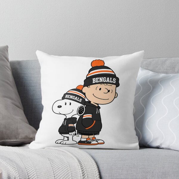 Item preview, Charlie Brown & Snoopy Cincinnati Bengals Football Retro F152 designed and sold by GLUVY-THEME.