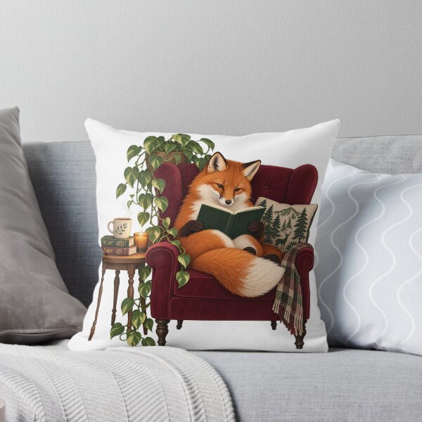 Item preview, Fox Reading by Cozy Candlelight designed and sold by Fernova.
