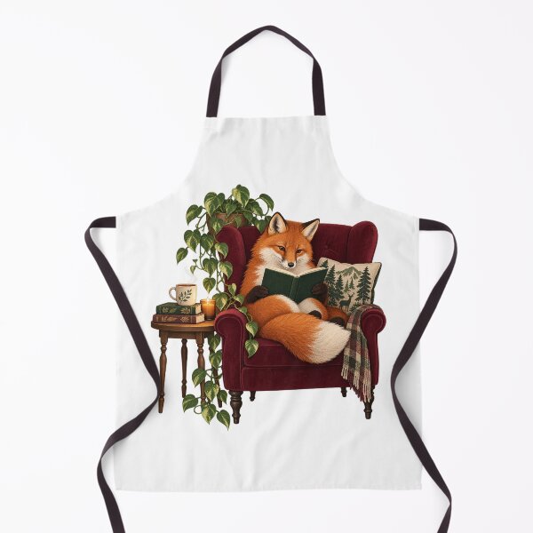 Item preview, Fox Reading by Cozy Candlelight designed and sold by Fernova.