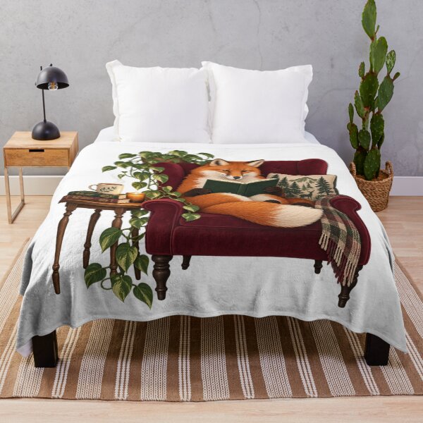 Item preview, Fox Reading by Cozy Candlelight designed and sold by Fernova.