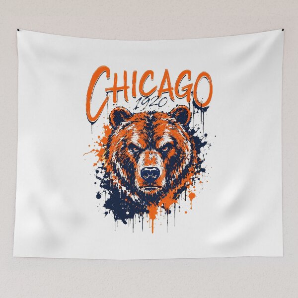 Item preview, Chicago City Bear Grunge Art designed and sold by BennMataka.