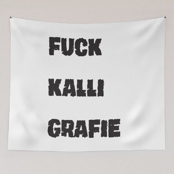 Item preview, F*** Calligraphy designed and sold by Nikodinte.