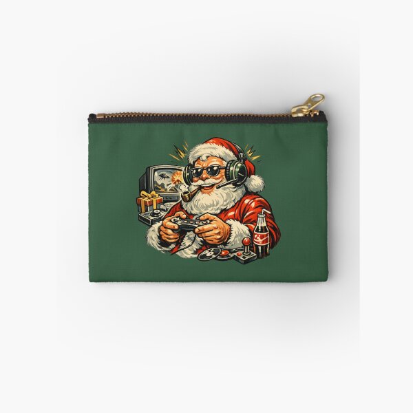 Item preview, Funny Retro Gamer Santa Claus 1950s Christmas Art Gift designed and sold by Artycom.