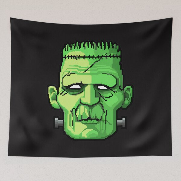 Item preview, Pixel Monster Face Halloween Retro  designed and sold by FlorenceRose12.