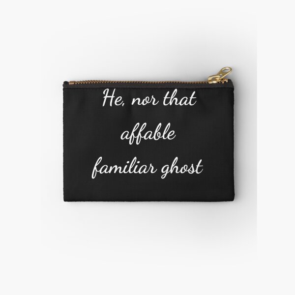 Item preview, “He, nor that affable familiar ghost” - handwriting white designed and sold by ariksworld.