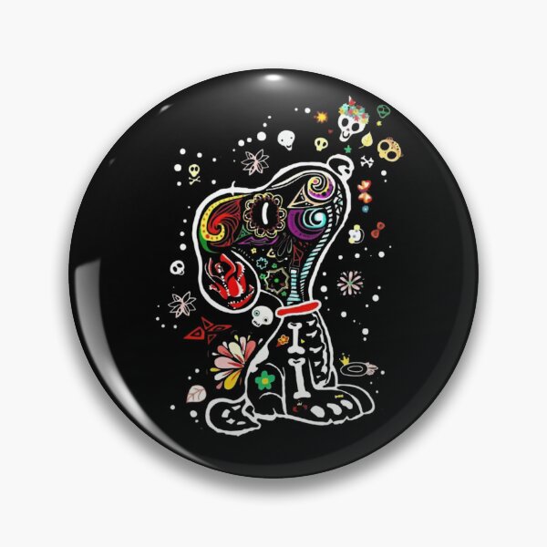 Item preview, Snoopy Sugar Skull Day of the Dead Dia de Los Muertos designed and sold by Bohepa.