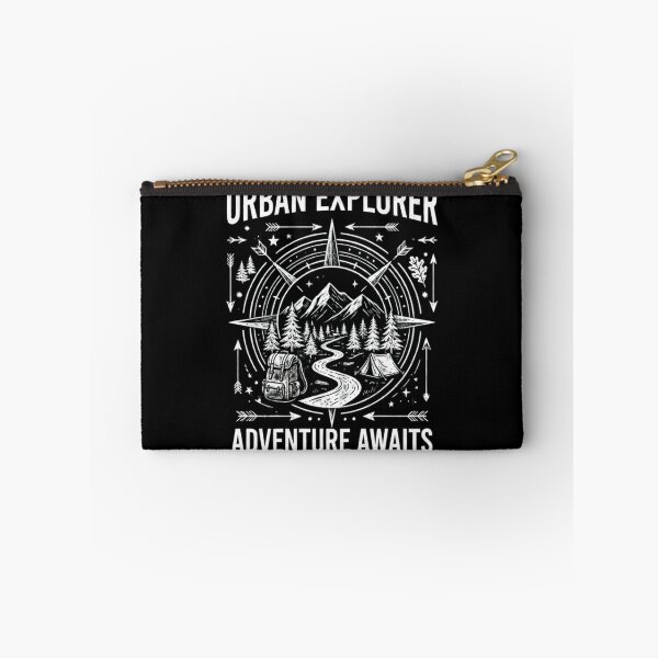 Item preview, Urban Explorer Adventure Awaits Camping Hiking Mountain Nature Design designed and sold by KreatoLab.