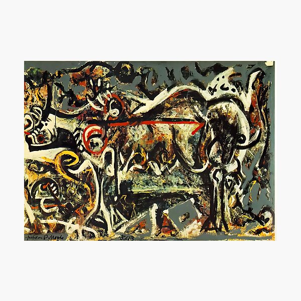 Item preview, jackson pollock artwork designed and sold by namikikkik.