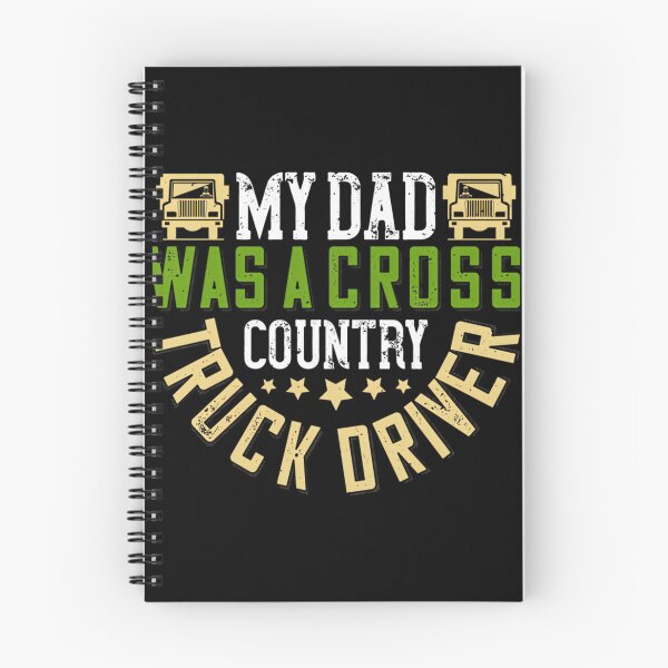 Item preview, Proud Crosscountry Truck Driver Dad Vintage Style Design designed and sold by eliasmaroki.