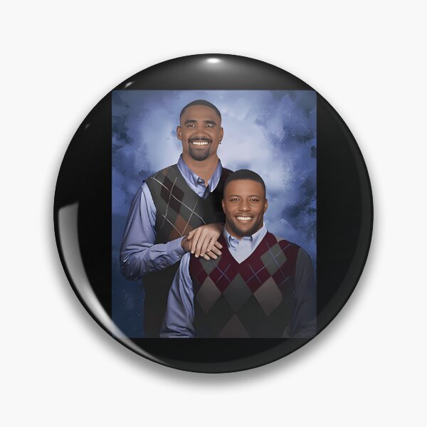 Item preview, Philadelphia Football Jalen Hurts Saquon Barkley Step Brothers designed and sold by Simple But Creative.