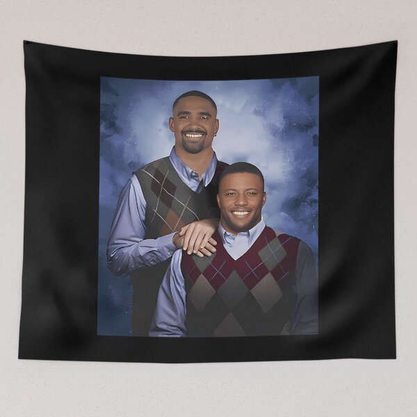 Item preview, Philadelphia Football Jalen Hurts Saquon Barkley Step Brothers designed and sold by Simple But Creative.