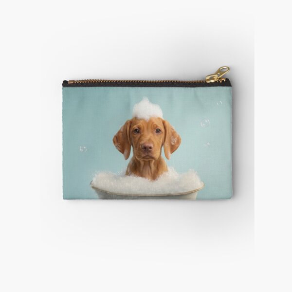 Item preview, Baby Vizsla Bubble Bath Cute Nursery Bathroom Wall Art designed and sold by LazyOwlStore.