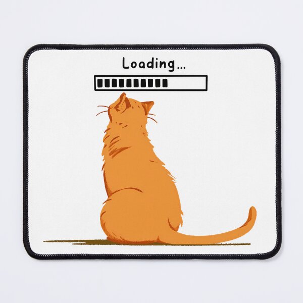 Item preview, Loading Cat Waiting Patiently designed and sold by 123Long.