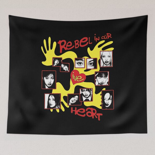 Item preview, Rebel Heart Collage Graphic designed and sold by Kawika197.