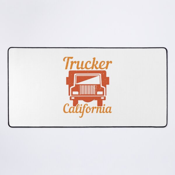 Item preview, Vintage California Trucker Hat Design with Classic Roadside Style designed and sold by eliasmaroki.