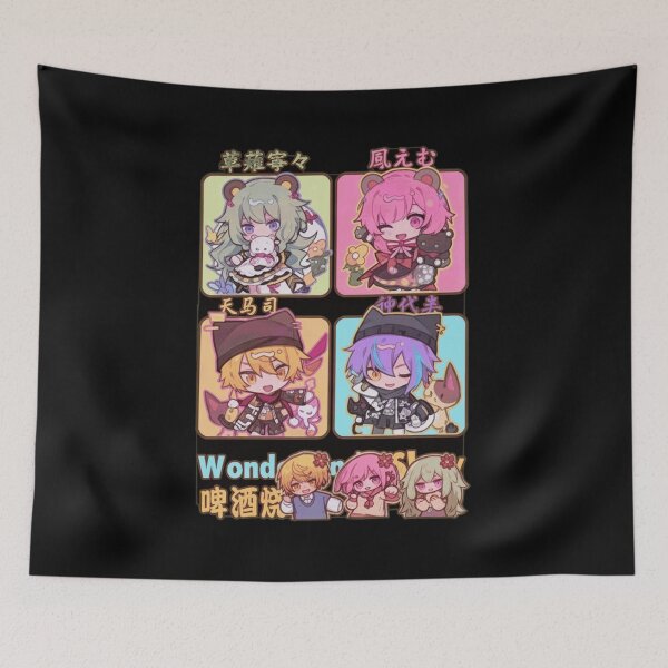 Item preview, Cute Chibi Anime Character Grid designed and sold by Paci91.