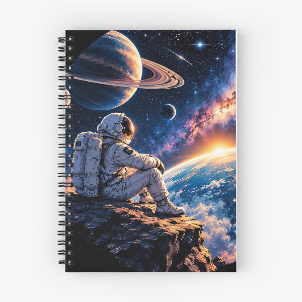 Item preview, Cosmic Horizon – Astronaut Watching Earth From Space designed and sold by apex.vibe.