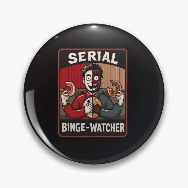 Item preview, Serial Binge-Watcher Character with Food designed and sold by FlorenceRose12.