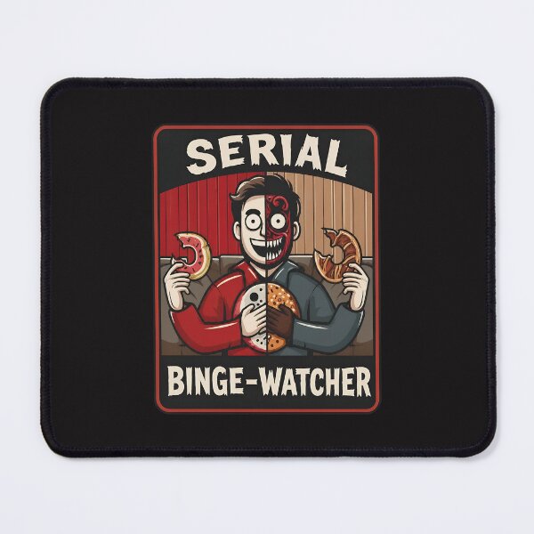 Item preview, Serial Binge-Watcher Character with Food designed and sold by FlorenceRose12.