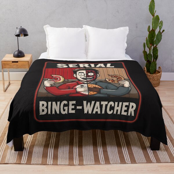 Item preview, Serial Binge-Watcher Character with Food designed and sold by FlorenceRose12.