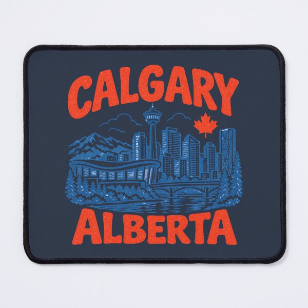 Item preview, Calgary Retro City designed and sold by HowToCanadian.