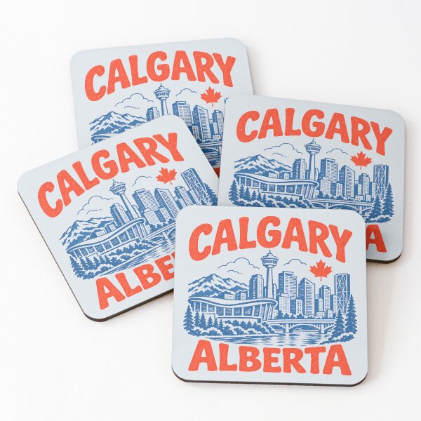 Item preview, Calgary Retro City designed and sold by HowToCanadian.