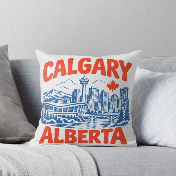 Item preview, Calgary Retro City designed and sold by HowToCanadian.