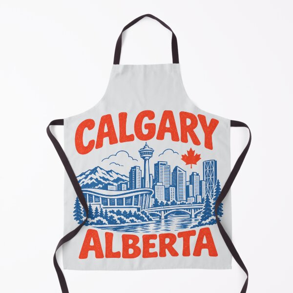 Item preview, Calgary Retro City designed and sold by HowToCanadian.