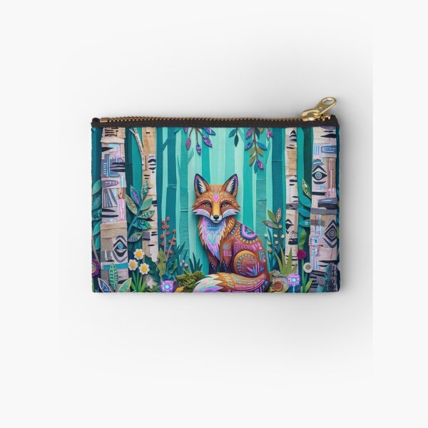 Item preview, Mystical Nordic Fox Birch Forest Boho Nature Full Moon Art designed and sold by GrinGalore.