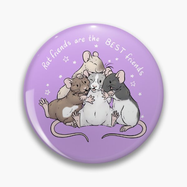 Item preview, Rat Friends Are The Best Friends designed and sold by sillybadger.