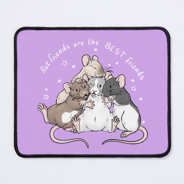 Item preview, Rat Friends Are The Best Friends designed and sold by sillybadger.