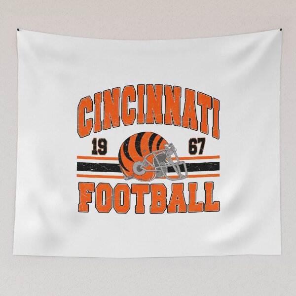 Item preview, Cincinnati Football Retro Distressed Graphic Tee designed and sold by TurnnerCallagh.