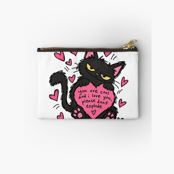 Item preview, You Are Cool Funny Black Cat Love designed and sold by MonkiFlipp.