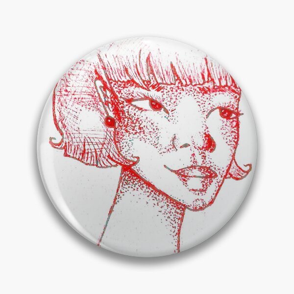 Item preview, Red Sketched face designed and sold by meyartcorner.