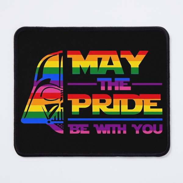 Item preview, May The Pride Be With You Darth Vader Rainbow designed and sold by Bohepa.