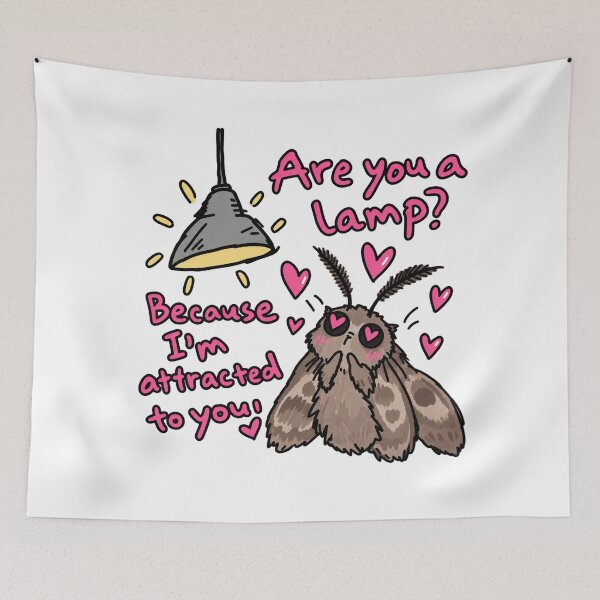 Item preview, Are You a Lamp Funny Moth designed and sold by MonkiFlipp.