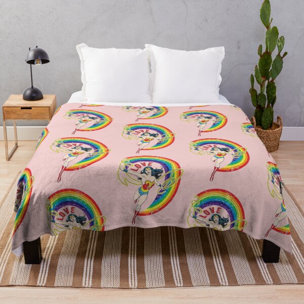 Item preview, Wonder Woman Love Lasso Rainbow Vintage designed and sold by Bohepa.