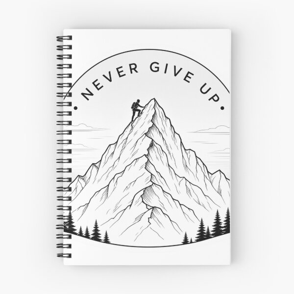 Item preview, Never Give Up Motivational Quote T-Shirt designed and sold by Art Solom.