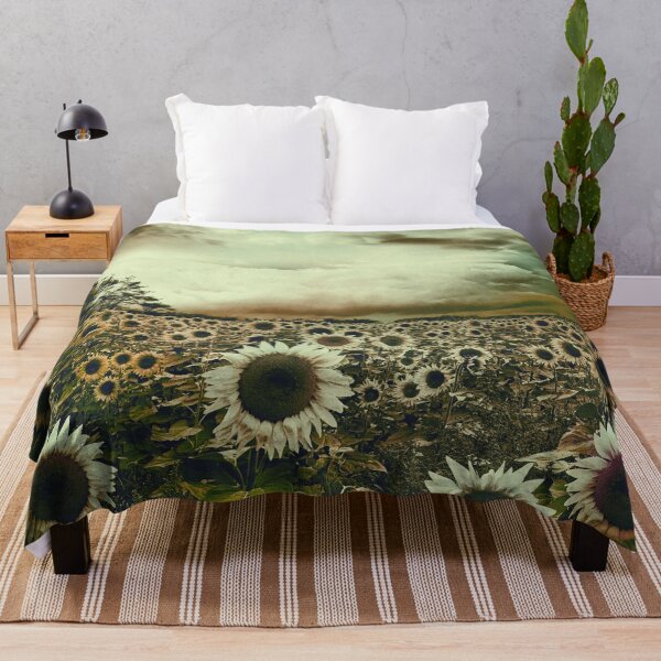Item preview, Sunflower flower vintage retro designed and sold by kathleenjean.
