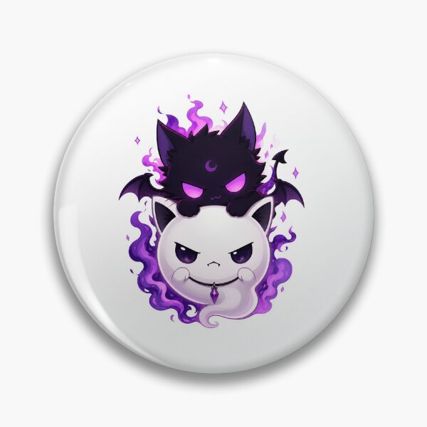 Item preview, Cute Demon Cat Shadow Anime Art designed and sold by Dmo3HarkoArt.