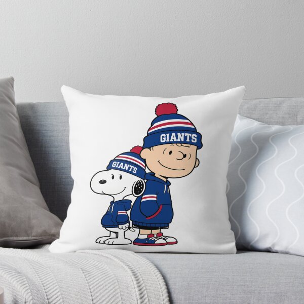 Item preview, Charlie Brown & Snoopy New York Giants Football Retro F158 designed and sold by GLUVY-THEME.