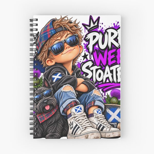 Item preview, Pure Wee Stoater – Wild Weans Scottish Kids T-Shirt designed and sold by Thistleinkart.