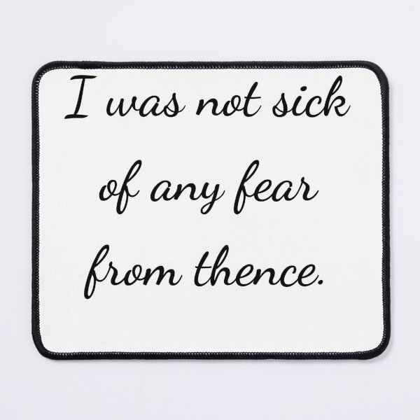 Item preview, “I was not sick of any fear from thence.” - handwriting black designed and sold by ariksworld.