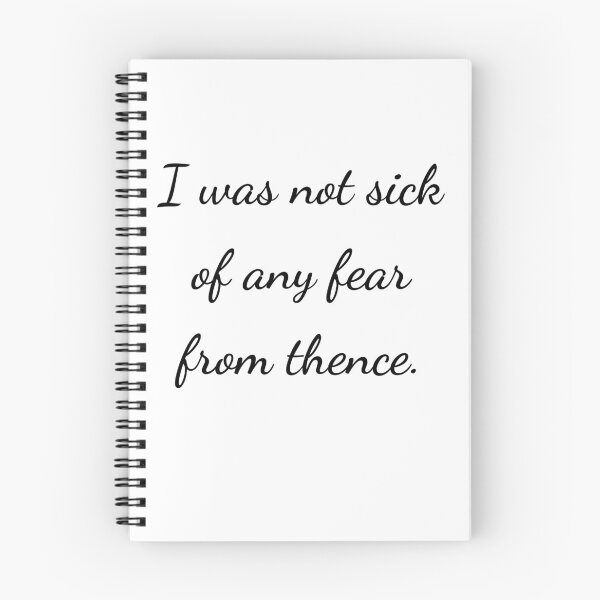 Item preview, “I was not sick of any fear from thence.” - handwriting black designed and sold by ariksworld.