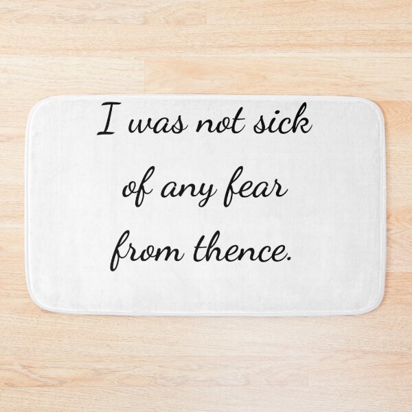 Item preview, “I was not sick of any fear from thence.” - handwriting black designed and sold by ariksworld.