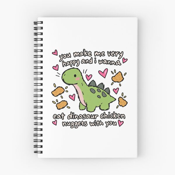 Item preview, Dinosaur Nuggets Make Me Happy Funny designed and sold by MonkiFlipp.