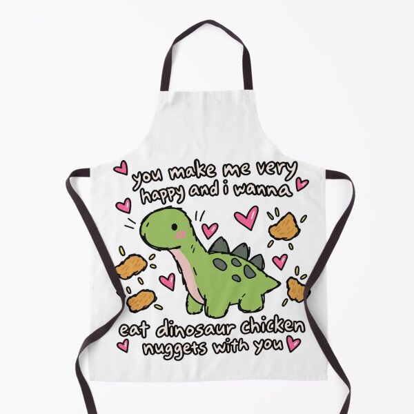 Item preview, Dinosaur Nuggets Make Me Happy Funny designed and sold by MonkiFlipp.