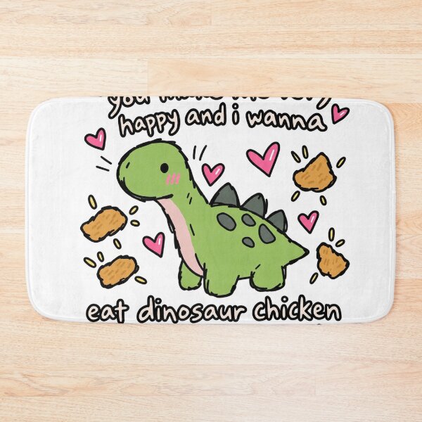 Item preview, Dinosaur Nuggets Make Me Happy Funny designed and sold by MonkiFlipp.