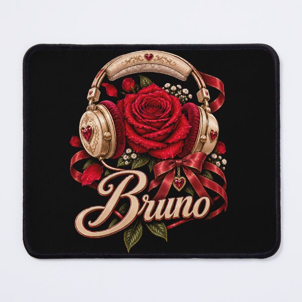Item preview, Bruno Red Rose Headphones Romantic Music  designed and sold by Abigaildixon92.